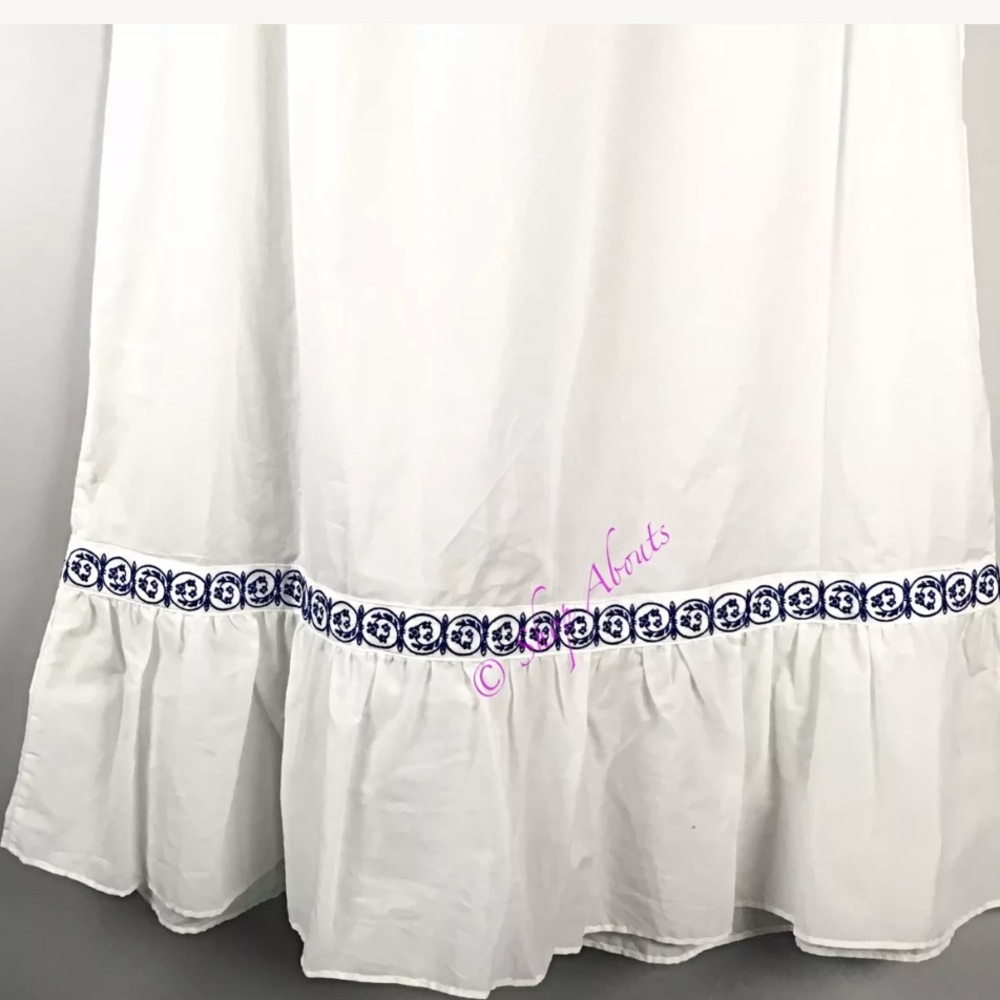 Eileen West White Cotton Nightgown Size S - Picture 6 of 7